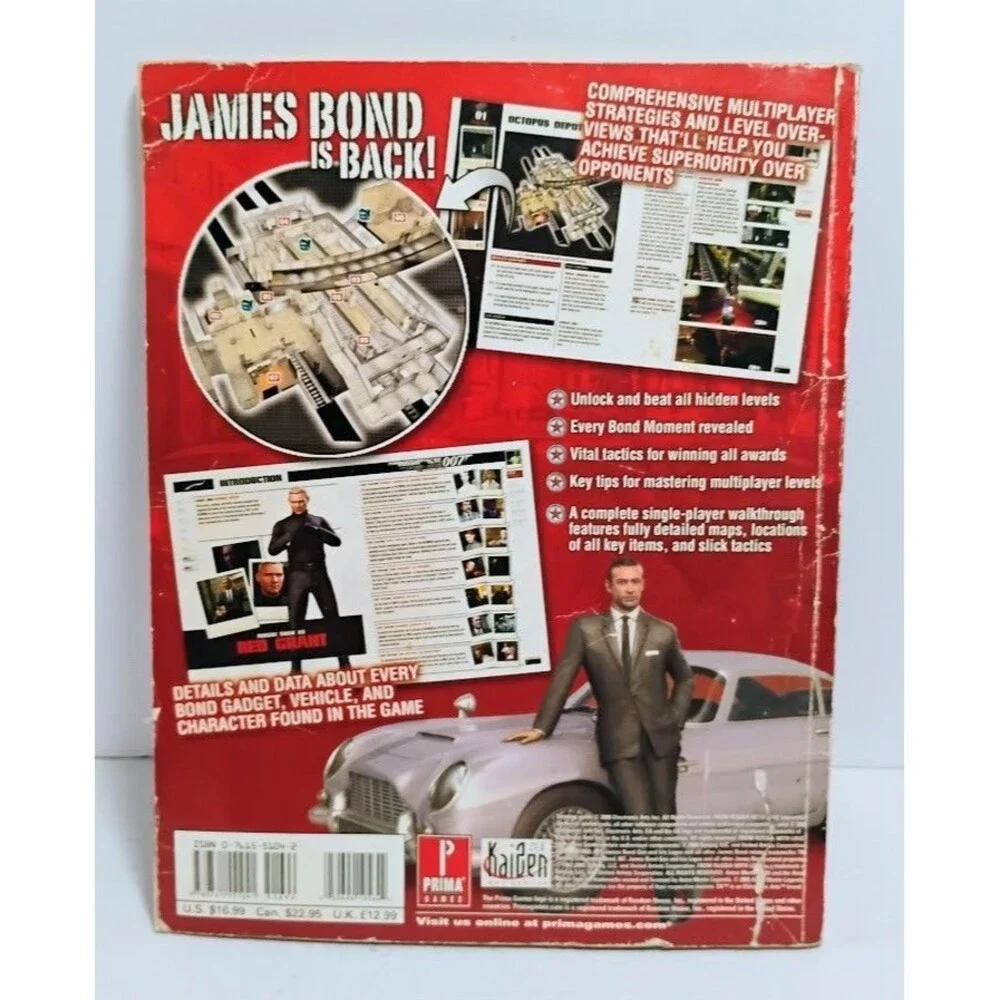 PRIMA OFFICIAL STRATEGY GUIDE FROM RUSSIA WITH LOVE 007 XBOX GAMECUBE & PS2